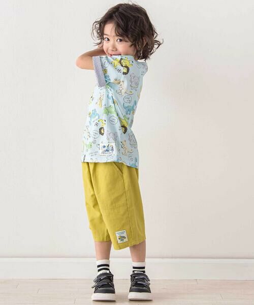 SLAP SLIP / スラップ スリップ ショート・ハーフ・半端丈パンツ | 【お揃い/接触冷感】カラフル麻レーヨン5.5分丈パンツ(80~130cm) | 詳細9