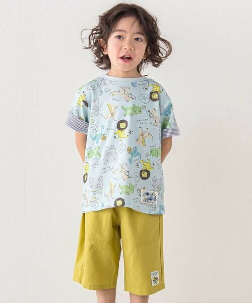 SLAP SLIP / スラップ スリップ ショート・ハーフ・半端丈パンツ | 【お揃い/接触冷感】カラフル麻レーヨン5.5分丈パンツ(80~130cm) | 詳細10