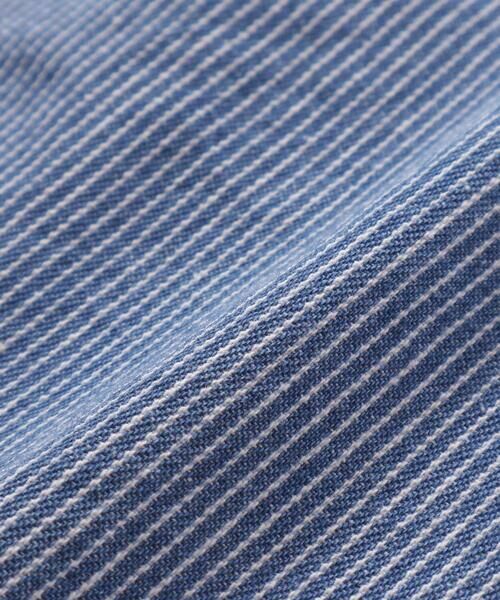 SLAP SLIP / スラップ スリップ ショート・ハーフ・半端丈パンツ | 飛行機くるま裾刺しゅうデニムヒッコリー5.5分丈パンツ(80~130cm) | 詳細20