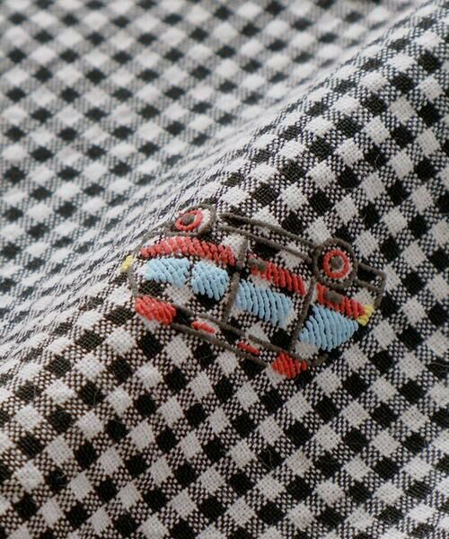 SLAP SLIP / スラップ スリップ ショート・ハーフ・半端丈パンツ | はたらくくるま刺しゅう風発泡プリント柄サイドポケットハーフパンツ(80~130cm) | 詳細11