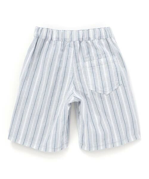 SLAP SLIP / スラップ スリップ ショート・ハーフ・半端丈パンツ | 【お揃い】マルチストライプダンガリーリバーシブルハーフパンツ(80~130cm) | 詳細4