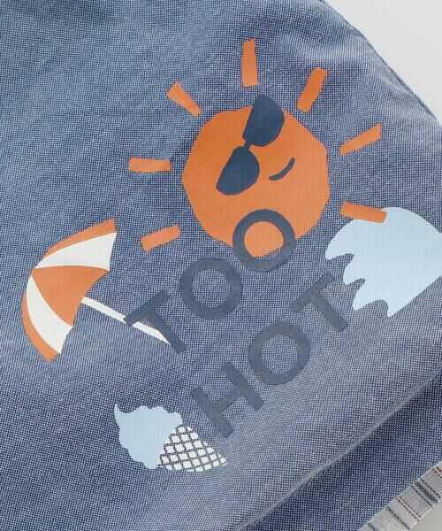 SLAP SLIP / スラップ スリップ ショート・ハーフ・半端丈パンツ | 【お揃い】マルチストライプダンガリーリバーシブルハーフパンツ(80~130cm) | 詳細9