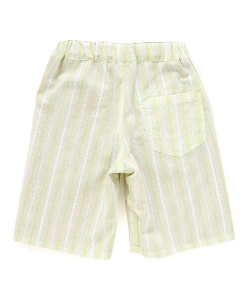 SLAP SLIP / スラップ スリップ ショート・ハーフ・半端丈パンツ | 【お揃い】マルチストライプダンガリーリバーシブルハーフパンツ(80~130cm) | 詳細12