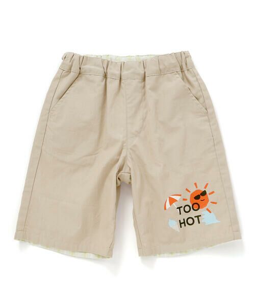 SLAP SLIP / スラップ スリップ ショート・ハーフ・半端丈パンツ | 【お揃い】マルチストライプダンガリーリバーシブルハーフパンツ(80~130cm) | 詳細13