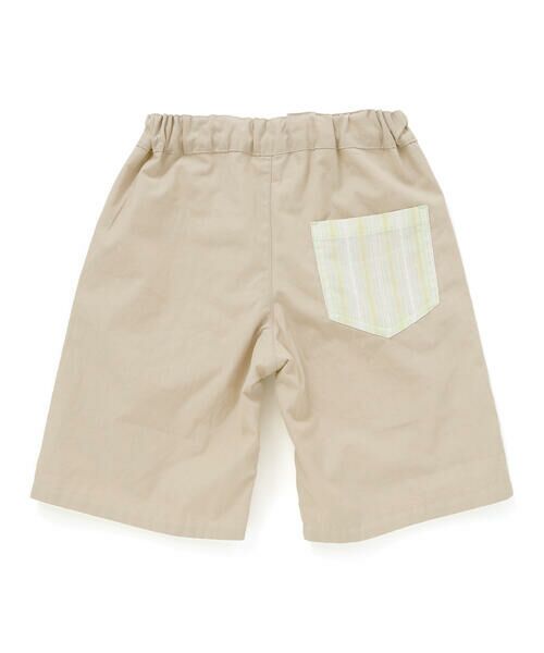 SLAP SLIP / スラップ スリップ ショート・ハーフ・半端丈パンツ | 【お揃い】マルチストライプダンガリーリバーシブルハーフパンツ(80~130cm) | 詳細14