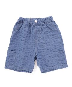 SLAP SLIP / スラップ スリップ ショート・ハーフ・半端丈パンツ | サイドポケットポコポコサッカーデニムハーフパンツ(80~130cm)