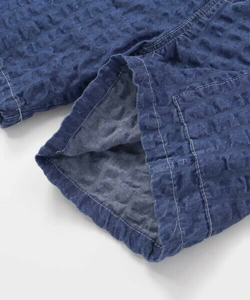 SLAP SLIP / スラップ スリップ ショート・ハーフ・半端丈パンツ | サイドポケットポコポコサッカーデニムハーフパンツ(80~130cm) | 詳細10