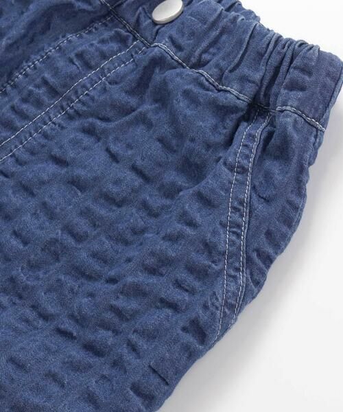 SLAP SLIP / スラップ スリップ ショート・ハーフ・半端丈パンツ | サイドポケットポコポコサッカーデニムハーフパンツ(80~130cm) | 詳細7