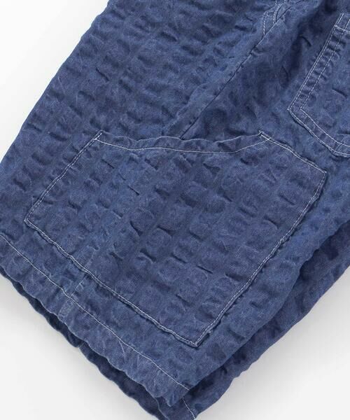 SLAP SLIP / スラップ スリップ ショート・ハーフ・半端丈パンツ | サイドポケットポコポコサッカーデニムハーフパンツ(80~130cm) | 詳細8