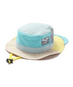 SLAP SLIP / スラップ スリップ ハット | 【UVカット】日よけ付き切り替え総柄メッシュサファリハット(50~54cm)