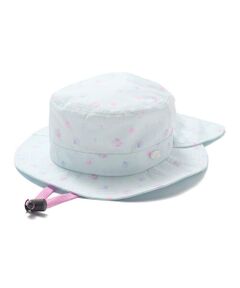 SLAP SLIP / スラップ スリップ ハット | 【UVカット】日よけ付き切り替え総柄メッシュサファリハット(50~54cm)