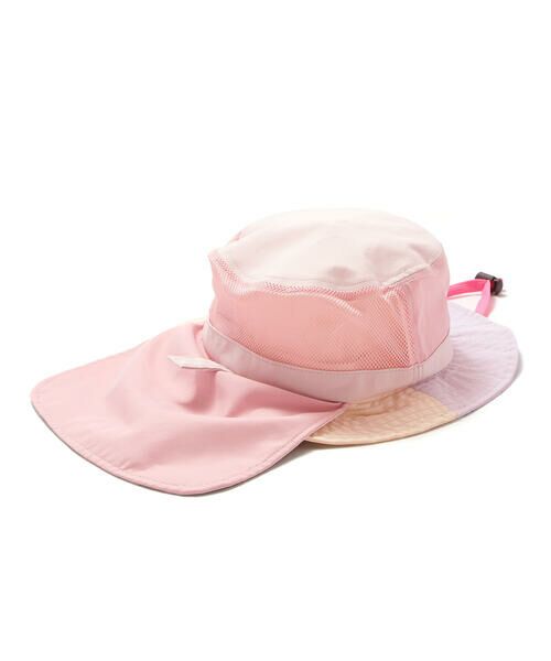 SLAP SLIP / スラップ スリップ ハット | 【UVカット】日よけ付き切り替え総柄メッシュサファリハット(50~54cm) | 詳細2