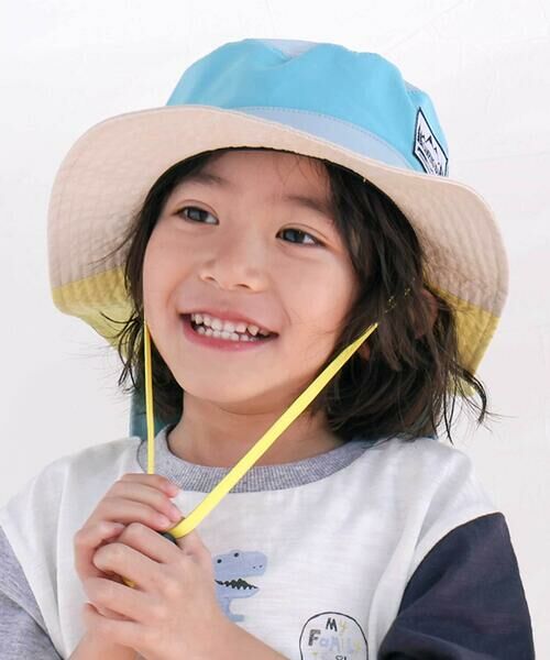 SLAP SLIP / スラップ スリップ ハット | 【UVカット】日よけ付き切り替え総柄メッシュサファリハット(50~54cm) | 詳細5