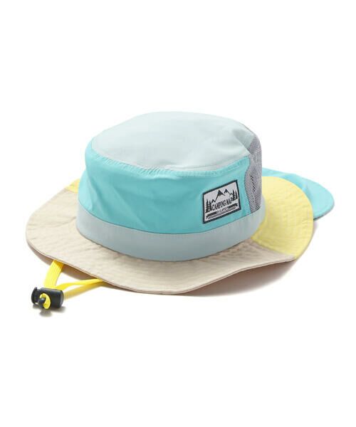 SLAP SLIP / スラップ スリップ ハット | 【UVカット】日よけ付き切り替え総柄メッシュサファリハット(50~54cm) | 詳細8