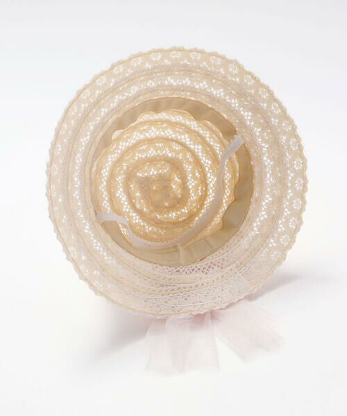 SLAP SLIP / スラップ スリップ ハット | パール付きキラキラチュールリボンハット(48~54cm) | 詳細6