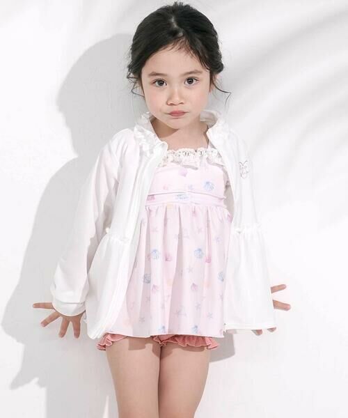 SLAP SLIP / スラップ スリップ 水着・スイムグッズ | フルジップフリル襟ラッシュガード(90~130cm) | 詳細2