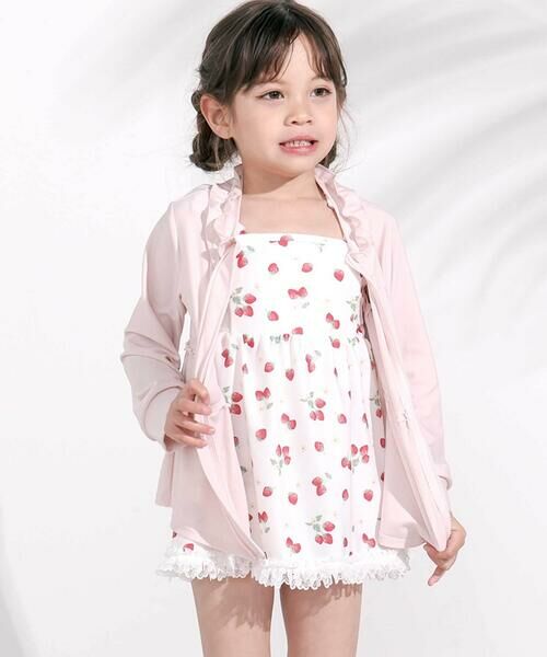 SLAP SLIP / スラップ スリップ 水着・スイムグッズ | フルジップフリル襟ラッシュガード(90~130cm) | 詳細8