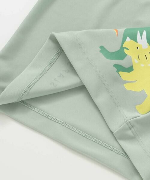 SLAP SLIP / スラップ スリップ 水着・スイムグッズ | はたらくくるまうみのいきもの恐竜ドドーンとモチーフプリントハーフジップラッシュガード(90~130cm) | 詳細19