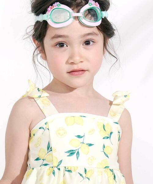 SLAP SLIP / スラップ スリップ 水着・スイムグッズ | 【お揃い】肩リボンフルーツ総柄ワンピース型スイムウェア(90~130cm) | 詳細11