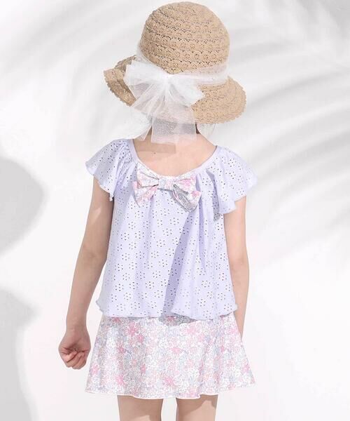 SLAP SLIP / スラップ スリップ 水着・スイムグッズ | 袖フリル花柄スカートタンキニ型スイムウェア(90~130cm) | 詳細4