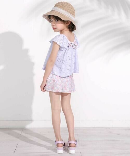 SLAP SLIP / スラップ スリップ 水着・スイムグッズ | 袖フリル花柄スカートタンキニ型スイムウェア(90~130cm) | 詳細5