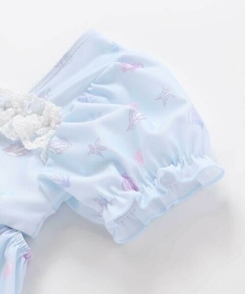 SLAP SLIP / スラップ スリップ 水着・スイムグッズ | シェル柄フロントレースパフスリーブセパレート型スイムウェア(90~130cm) | 詳細12