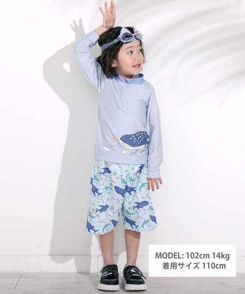 SLAP SLIP / スラップ スリップ 水着・スイムグッズ | 【お揃い】はたらくくるまうみのいきものフルーツ総柄パンツ型スイムウェア(90~130cm) | 詳細3