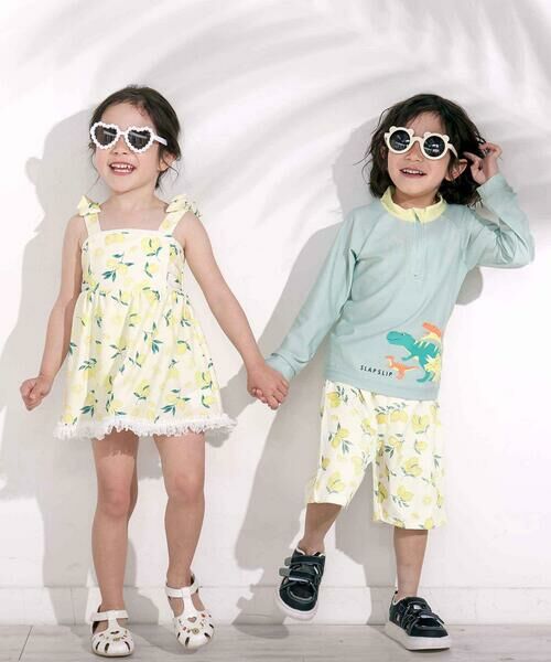 SLAP SLIP / スラップ スリップ 水着・スイムグッズ | 【お揃い】はたらくくるまうみのいきものフルーツ総柄パンツ型スイムウェア(90~130cm) | 詳細17