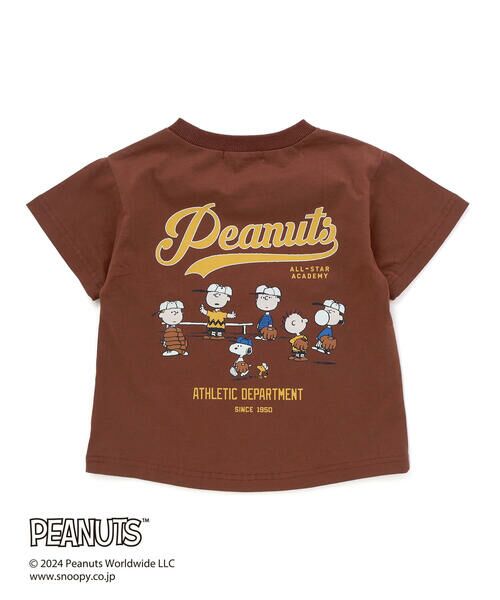 SLAP SLIP / スラップ スリップ Tシャツ | 【PEANUTS×SLAP SLIP】ピーナッツの仲間たちバックプリントTシャツ(80~130cm) | 詳細10