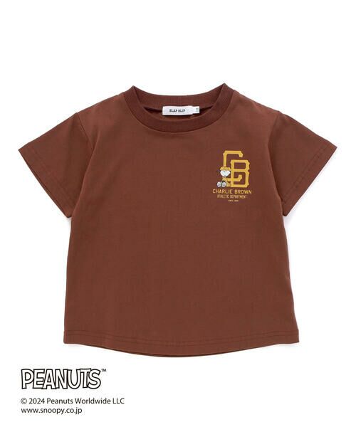 SLAP SLIP / スラップ スリップ Tシャツ | 【PEANUTS×SLAP SLIP】ピーナッツの仲間たちバックプリントTシャツ(80~130cm) | 詳細9