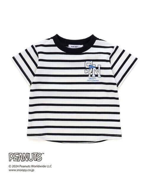 SLAP SLIP / スラップ スリップ Tシャツ | 【PEANUTS×SLAP SLIP】ピーナッツの仲間たちバックプリントTシャツ(80~130cm) | 詳細15
