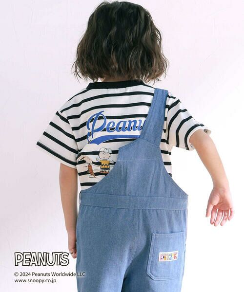 SLAP SLIP / スラップ スリップ Tシャツ | 【PEANUTS×SLAP SLIP】ピーナッツの仲間たちバックプリントTシャツ(80~130cm) | 詳細27