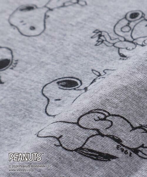 SLAP SLIP / スラップ スリップ Tシャツ | 【PEANUTS×SLAP SLIP】75周年スヌーピーいっぱいポケット付き総柄Tシャツ(80~130cm) | 詳細12