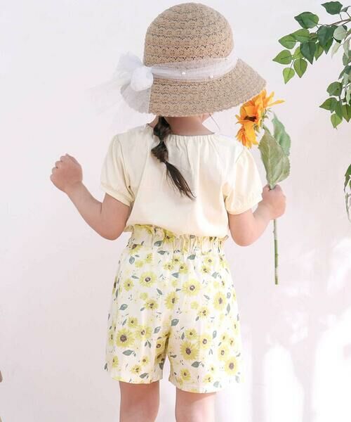 SLAP SLIP / スラップ スリップ Tシャツ | スカラップ襟後ろゴム無地ボーダーTシャツ(80~130cm) | 詳細3