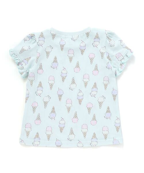 SLAP SLIP / スラップ スリップ Tシャツ | 【お揃い】アイスチェリーレモン総柄フリル袖Tシャツ(80~130cm) | 詳細13