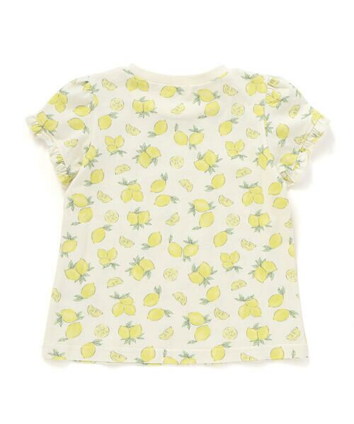 SLAP SLIP / スラップ スリップ Tシャツ | 【お揃い】アイスチェリーレモン総柄フリル袖Tシャツ(80~130cm) | 詳細15