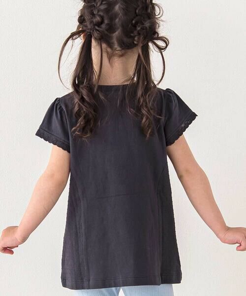 SLAP SLIP / スラップ スリップ Tシャツ | ピアノアイスサイド切り替えAラインTシャツ(80~130cm) | 詳細4