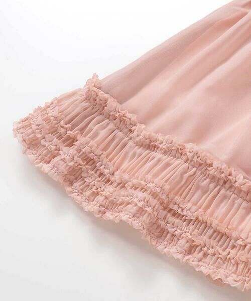 SLAP SLIP / スラップ スリップ Tシャツ | くしゅっとギャザーシフォンビスチェドッキングTシャツ(80~130cm) | 詳細6