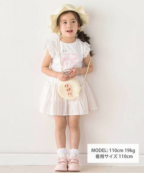 SLAP SLIP / スラップ スリップ Tシャツ | スイーツショップクマドレスヨーロッパモチーフ刺しゅうTシャツ(80~130cm) | 詳細1