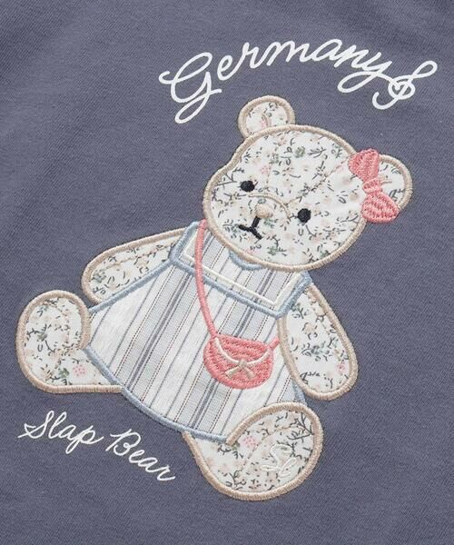 SLAP SLIP / スラップ スリップ Tシャツ | スイーツショップクマドレスヨーロッパモチーフ刺しゅうTシャツ(80~130cm) | 詳細12