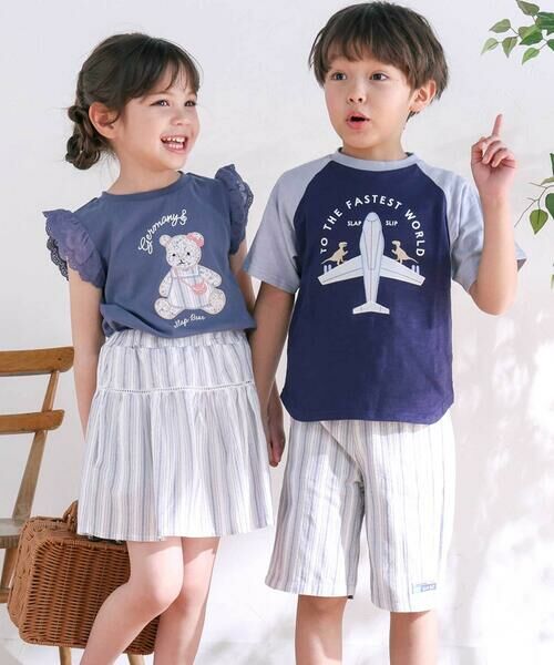 SLAP SLIP / スラップ スリップ Tシャツ | スイーツショップクマドレスヨーロッパモチーフ刺しゅうTシャツ(80~130cm) | 詳細7