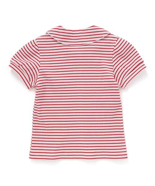 SLAP SLIP / スラップ スリップ Tシャツ | リボン襟マリン風ボーダーTシャツ(80~130cm) | 詳細4