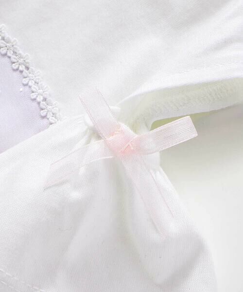 SLAP SLIP / スラップ スリップ Tシャツ | キラキラチュール切り替え肩あきトップス(80~130cm) | 詳細6