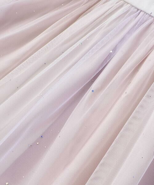 SLAP SLIP / スラップ スリップ Tシャツ | キラキラチュール切り替え肩あきトップス(80~130cm) | 詳細8