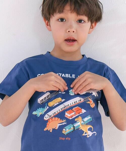 SLAP SLIP / スラップ スリップ Tシャツ | 海の生き物恐竜のりもの仕掛けめくる知育フリップTシャツ(80~130cm) | 詳細7