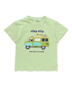 SLAP SLIP / スラップ スリップ Tシャツ | くるま仕掛けめくる知育フリップTシャツ(80~120cm)