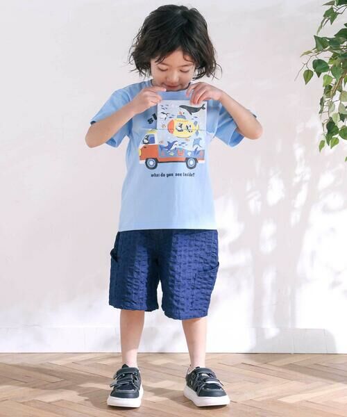 SLAP SLIP / スラップ スリップ Tシャツ | くるま仕掛けめくる知育フリップTシャツ(80~120cm) | 詳細2