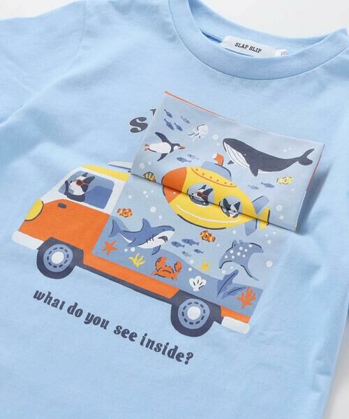 SLAP SLIP / スラップ スリップ Tシャツ | くるま仕掛けめくる知育フリップTシャツ(80~120cm) | 詳細7