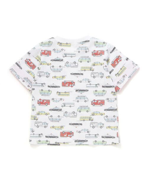 SLAP SLIP / スラップ スリップ Tシャツ | 【お揃い】くるまレモンいきもの総柄Tシャツ(80~130cm) | 詳細3