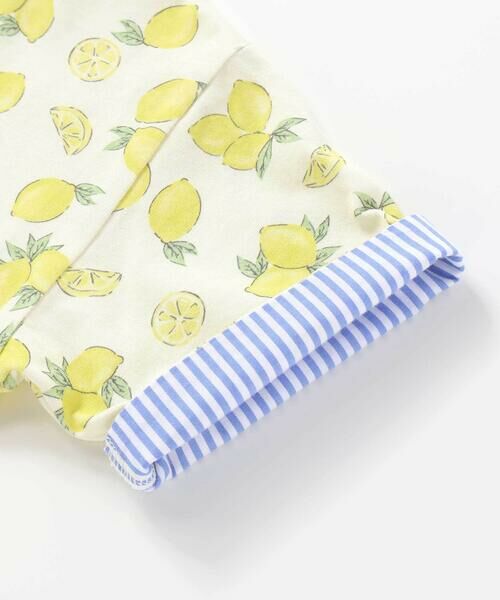 SLAP SLIP / スラップ スリップ Tシャツ | 【お揃い】くるまレモンいきもの総柄Tシャツ(80~130cm) | 詳細10